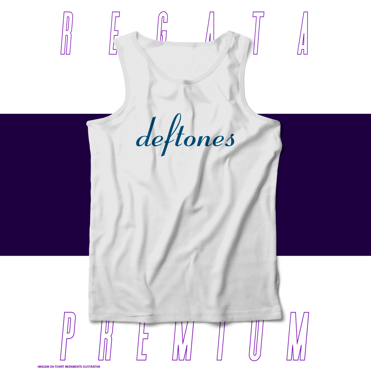 Nome do produto: Regata Premium - Deftones