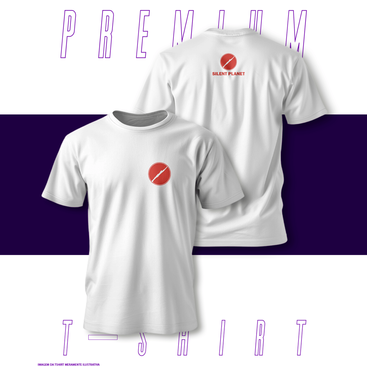 Nome do produto: Camiseta Premium - Silent Planet