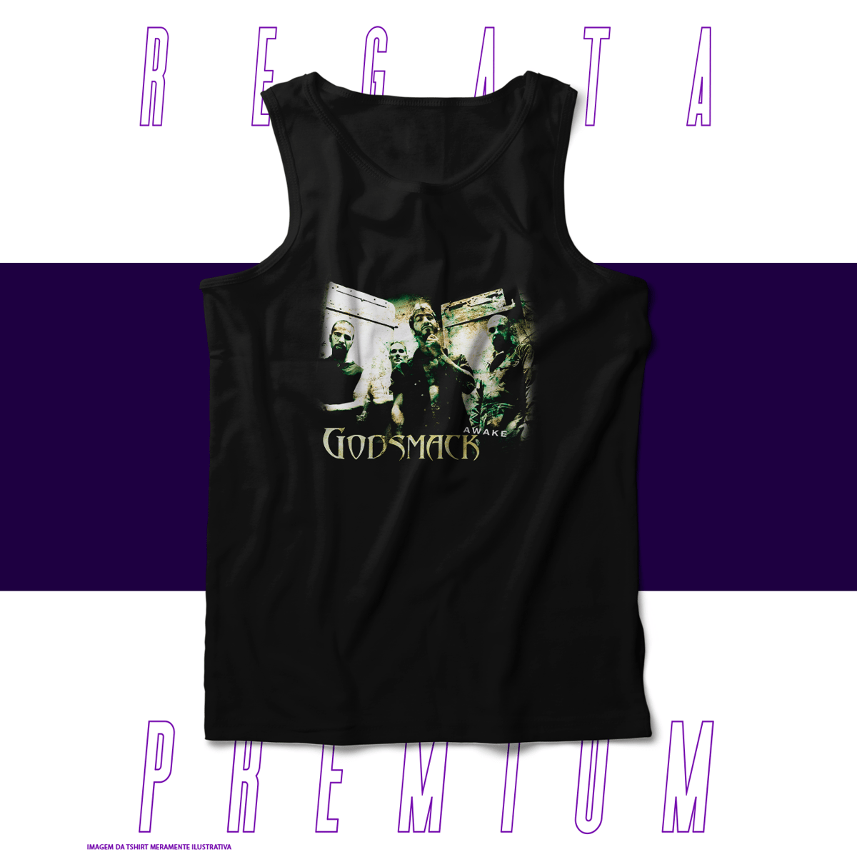 Nome do produto: Regata Premium - Godsmack