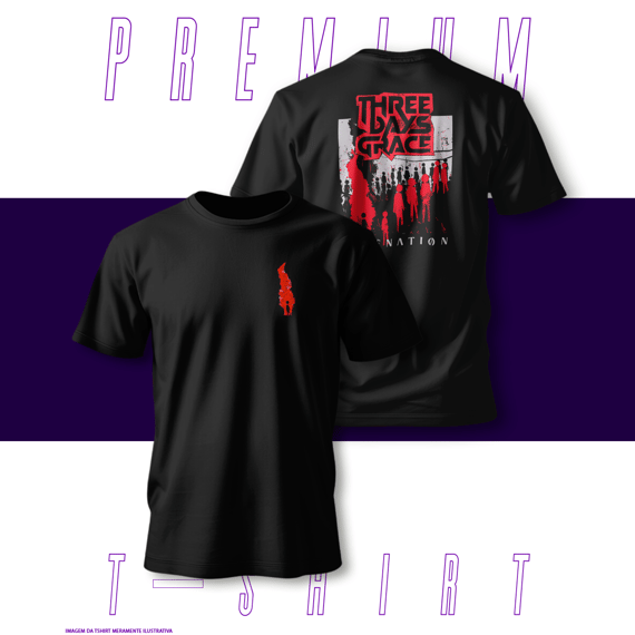 Camiseta Premium - Three Days Grace