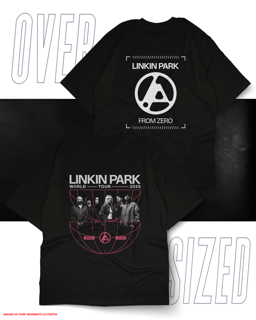 Nome do produto Oversized Unissex - Linkin Park From Zero 