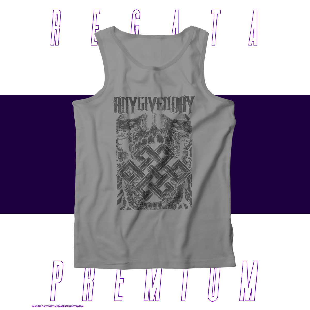 Nome do produto: Regata Premium - Any Given Day