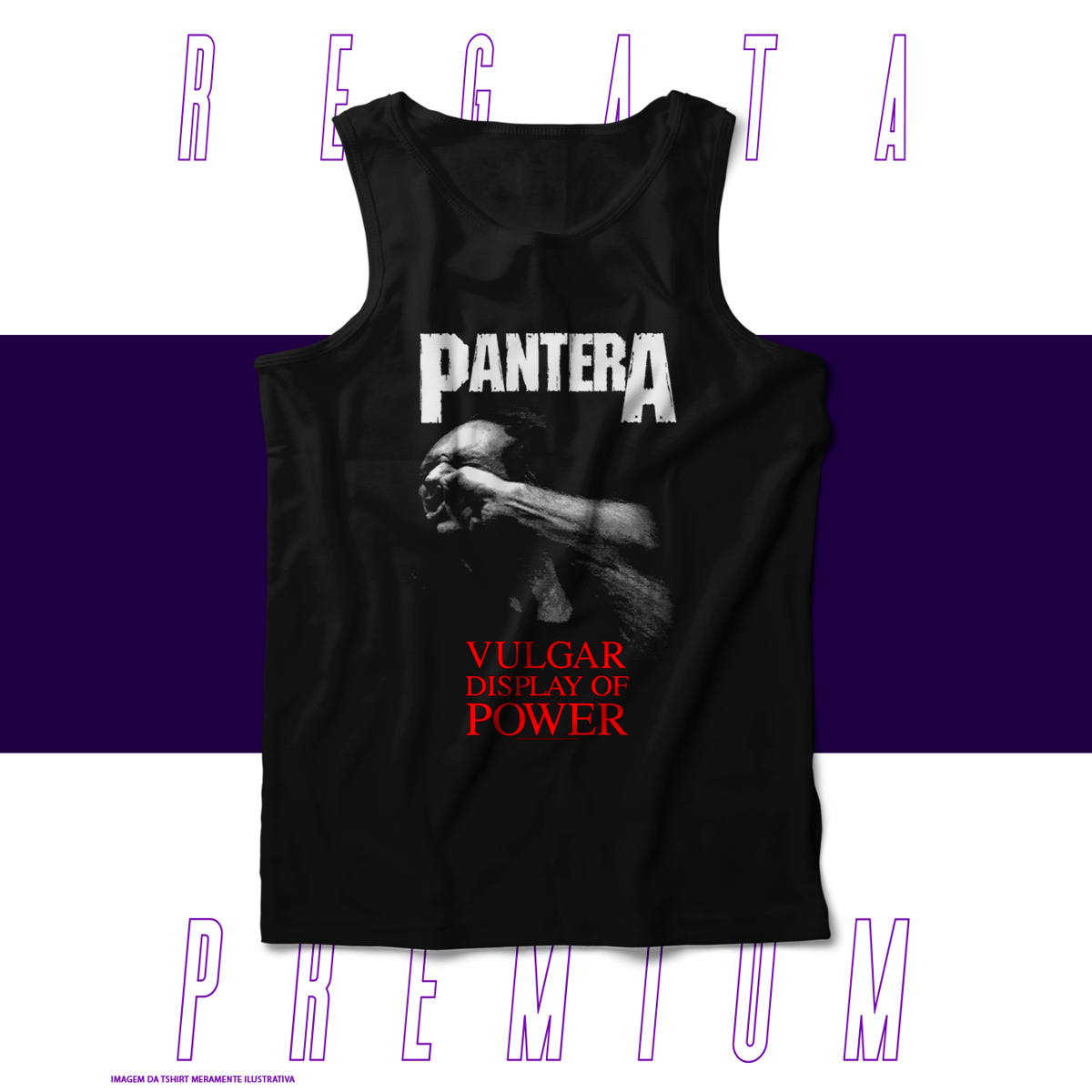 Nome do produto: Regata Premium - Pantera