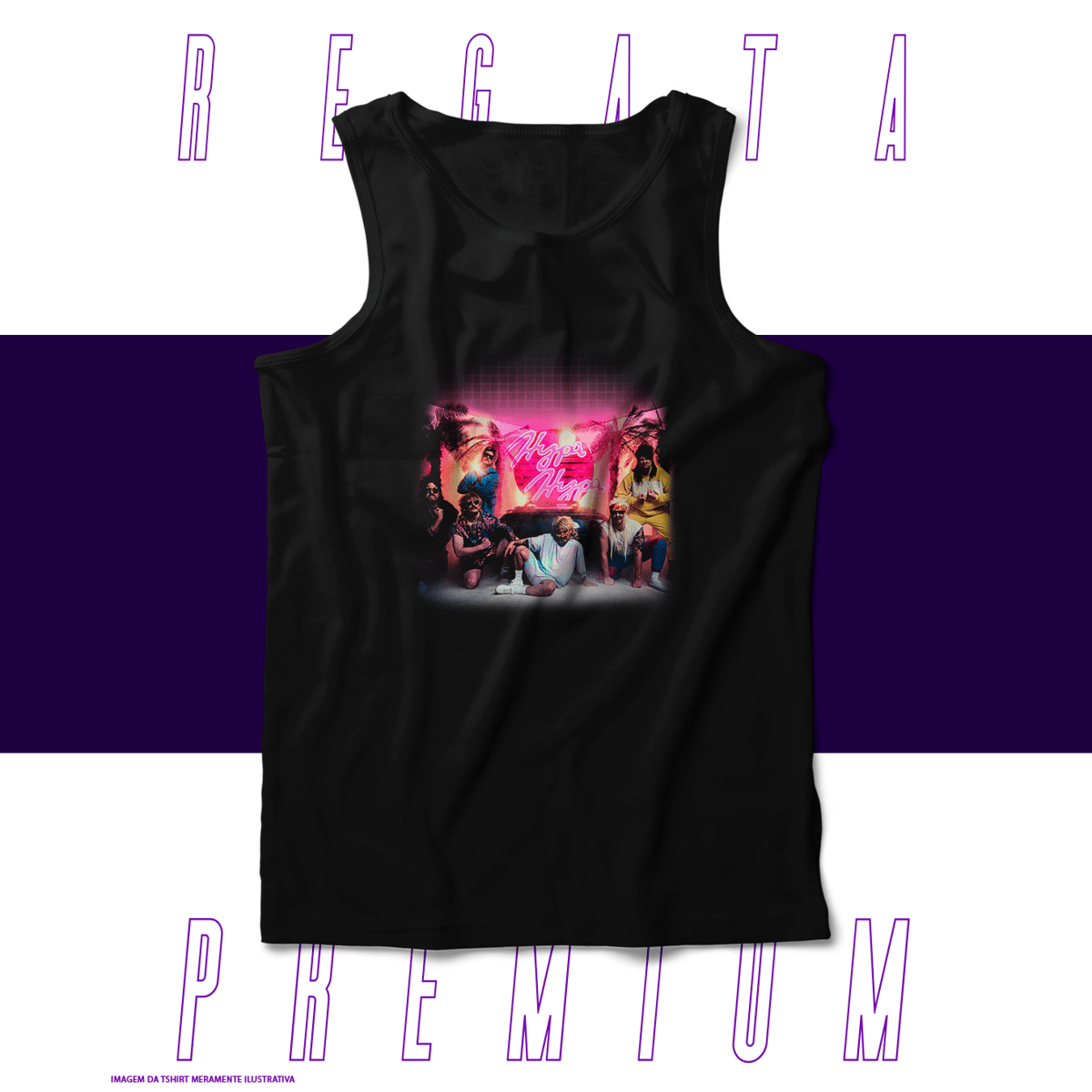 Nome do produto: Regata Premium - Electric Callboy