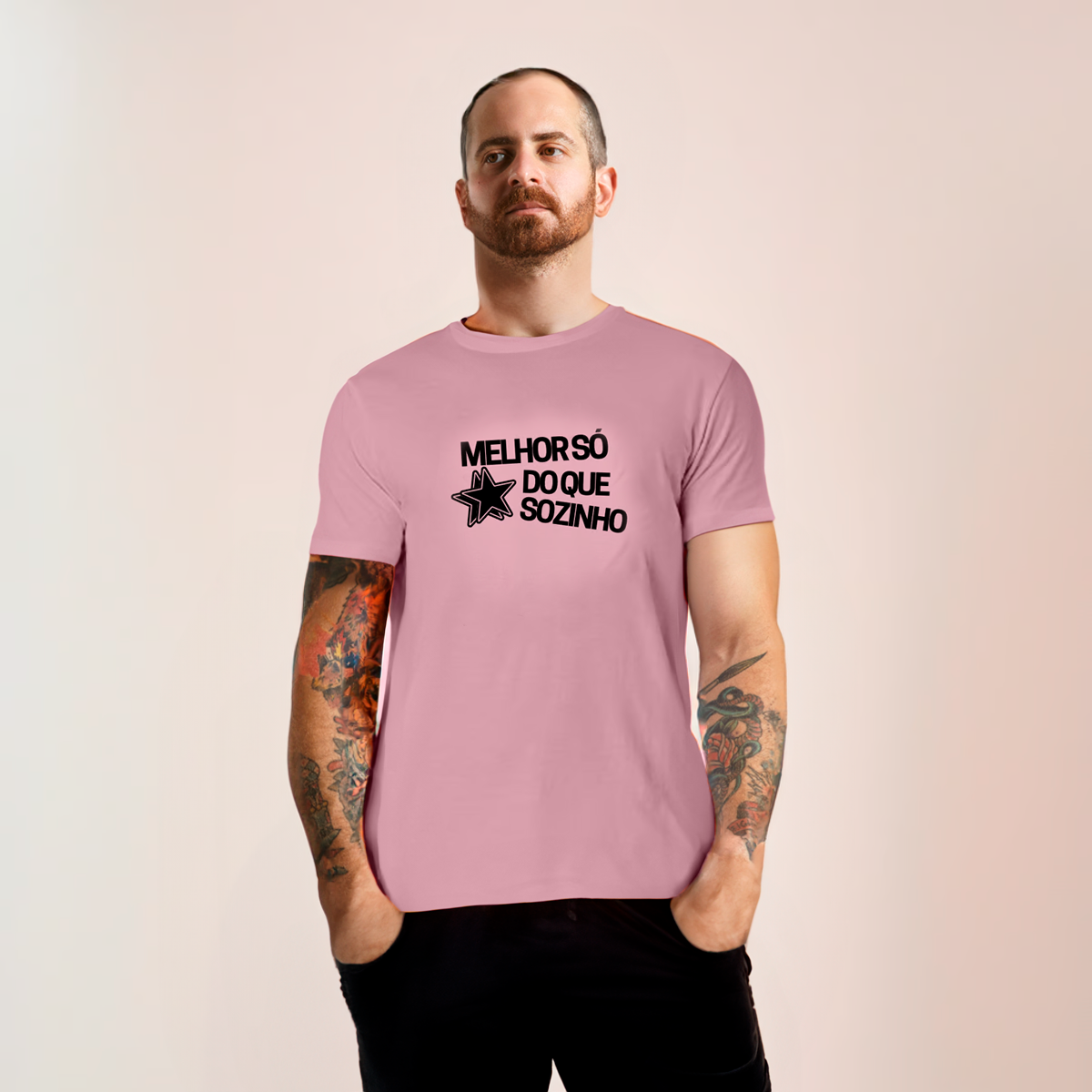Nome do produto: Melhor só - Tuditu - Camiseta