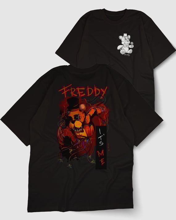 Oversized Unissex - Freddy FNAF