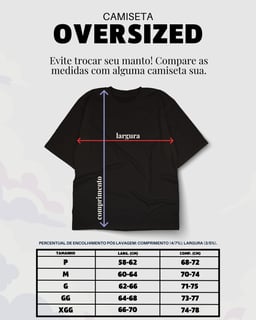 Nome do produto Oversized Unissex - Bonnie FNAF