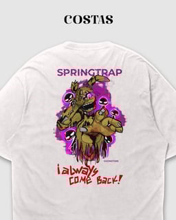 Nome do produto Camiseta Plus Size - Springtrap FNAF