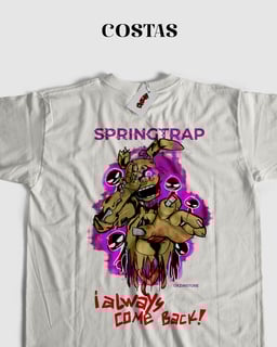 Nome do produto Camiseta Unissex - Springtrap FNAF