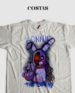 Nome do produto  Camiseta Unissex - Bonnie FNAF