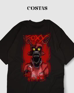 Nome do produto Oversized Unissex - Foxy FNAF