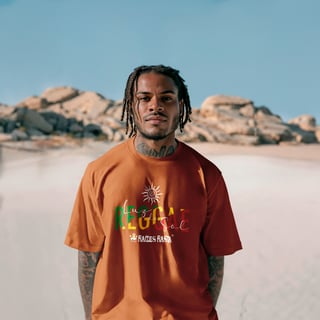 Nome do produto Camiseta Elite Premium - Raízes Rasta Luz do Sol