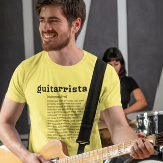 Nome do produto Camiseta Prime - Definição de Guitarrista