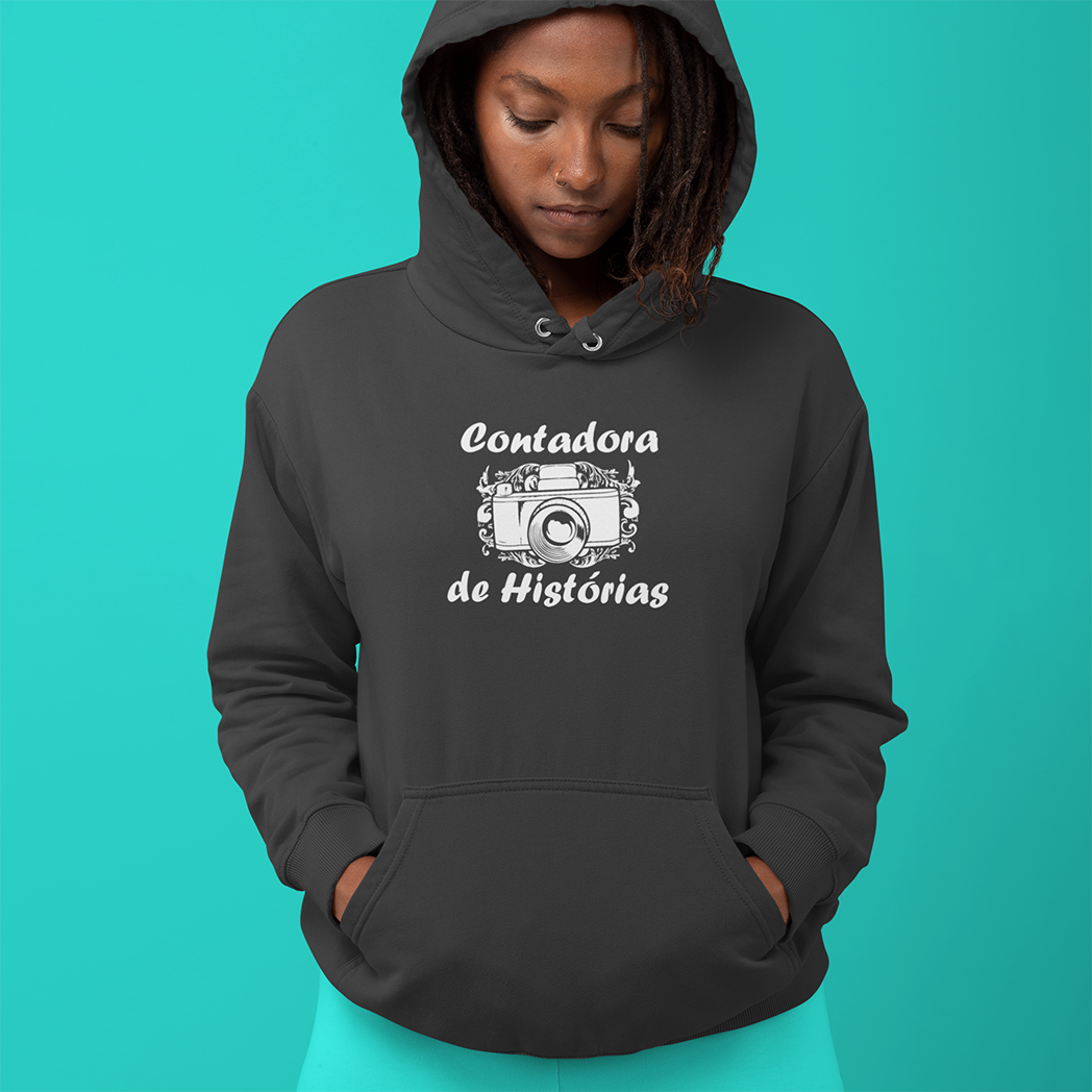 Nome do produto: Moletom Canguru - CONTADORA DE HISTORIAS