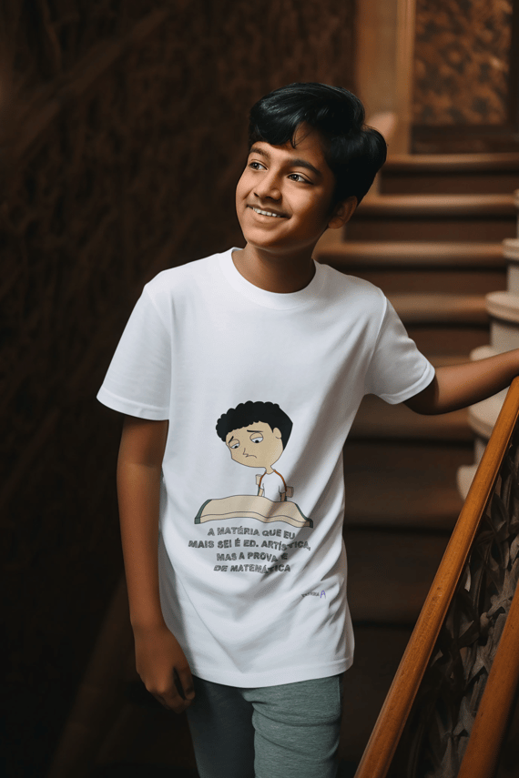 CAMISA QUALITY INFANTIL 10-14 - TRISTE