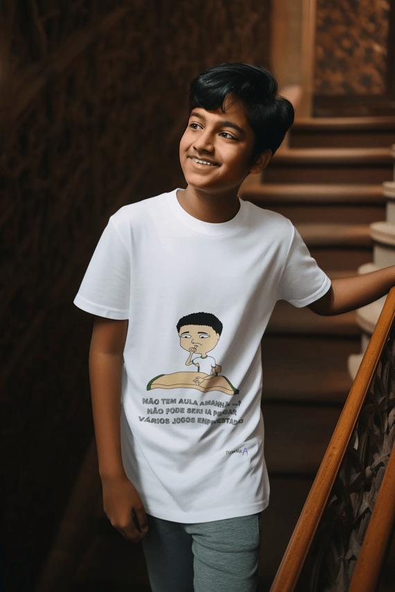 CAMISA QUALITY INFANTIL 10-14 - JUSTO AMANHÃ