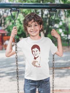 Nome do produto Camiseta infantil (2 a 8 anos) Guido AMOR DE DEUS