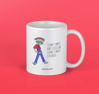 Nome do produto Caneca lula molusco cringe 