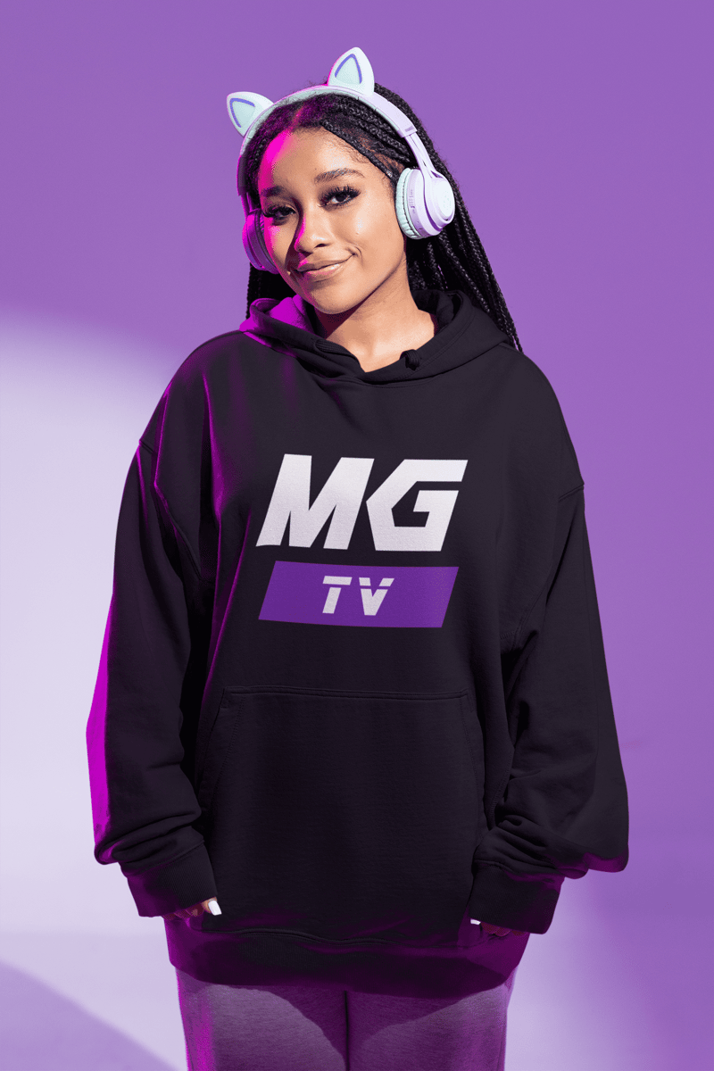Nome do produto: Moletom Canguru Preto MGTV - Unissex