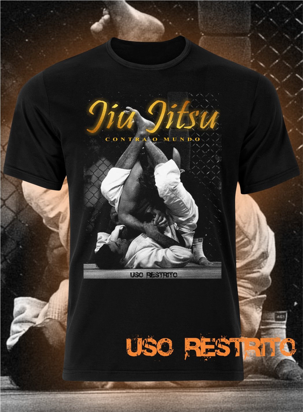 CAMISA JIU JITSU CONTRA O MUNDO