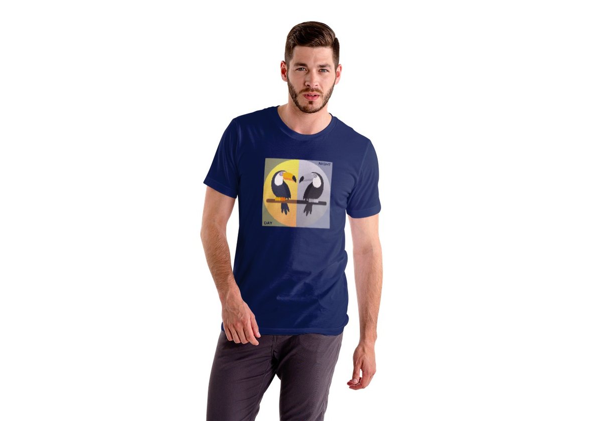 Nome do produto: CAMISETA TUCANOS NOITE E DIA