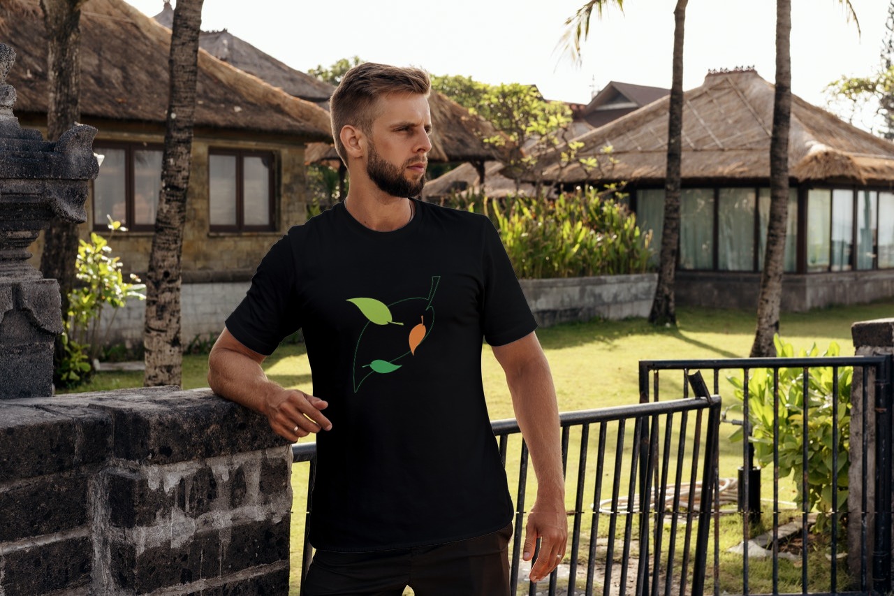 CAMISA FOLHAS e folhas