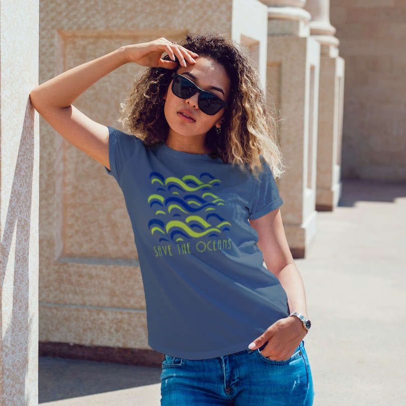 Nome do produto: BABY LONG ESTONADA SAVE THE OCEANS