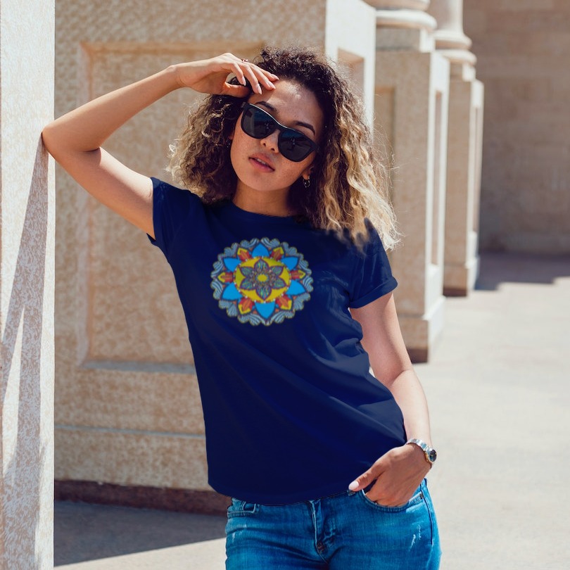 Nome do produto: BABY LONG MANDALA COLORIDA