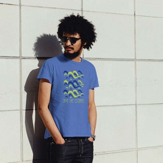 CAMISETA ESTONADA SAVE THE OCEANS