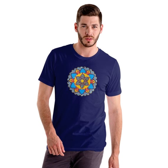 CAMISETA MANDALA COLORIDA