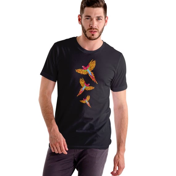 CAMISA 3 ARARAS VERMLEHAS