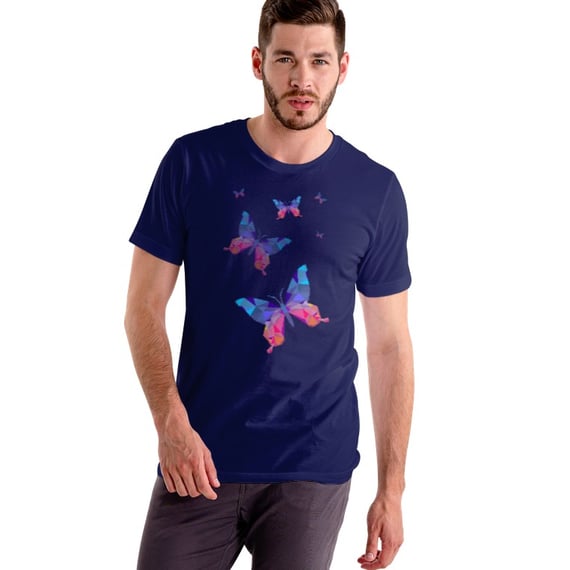 CAMISETA REVOADA DE BORBOLETAS GR