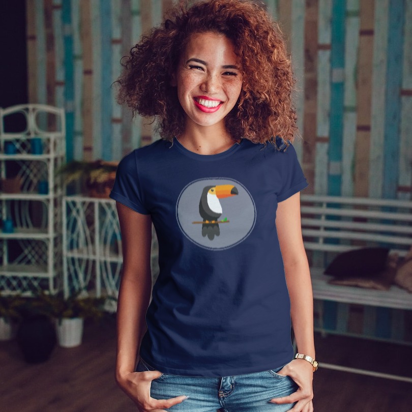 Nome do produto: BABY LONG TUCANO NO CIRCULO