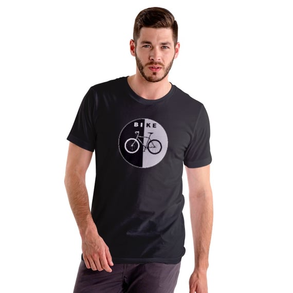 CAMISETA BIKE CINZA E PRETO